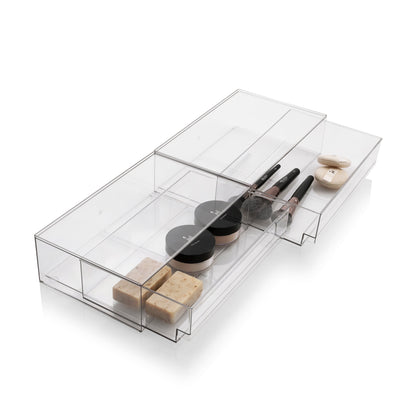 Set 2 contenitori con cassetto estraibile KLIA-A