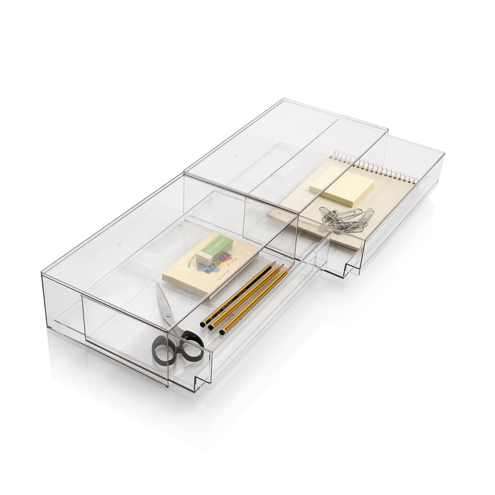 Set 2 contenitori con cassetto estraibile KLIA-A