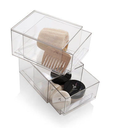 Set 2 contenitori con cassetto estraibile KLIA-B