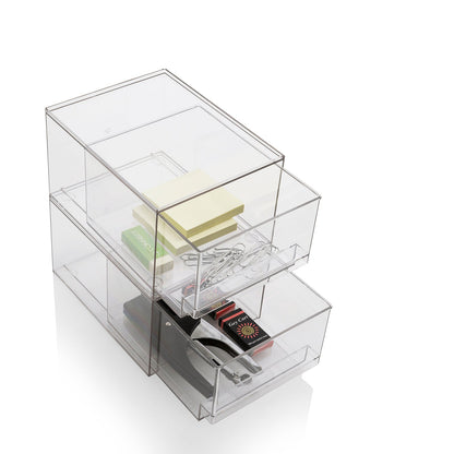 Set 2 contenitori con cassetto estraibile KLIA-B