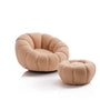 Poltrona con pouff VICTOR