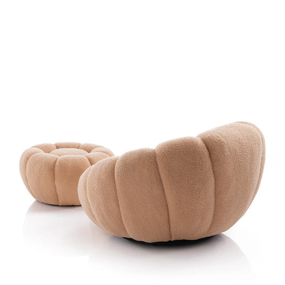 Poltrona con pouff VICTOR