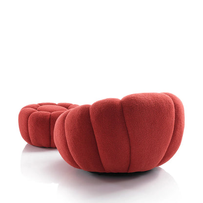 Poltrona con pouff VICTOR