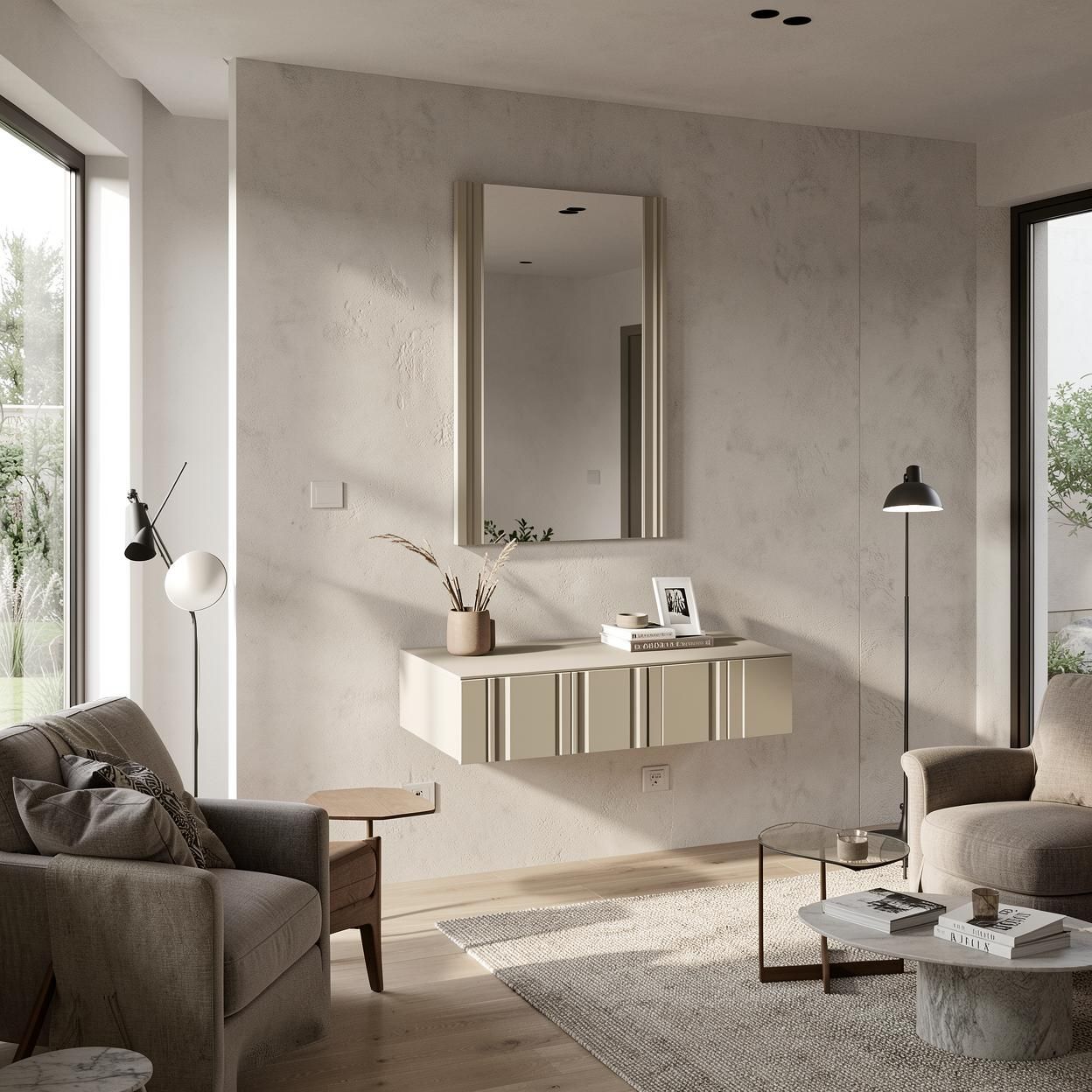 Mobili ingresso con specchio ZIREL