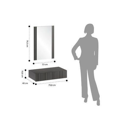 Mobili ingresso con specchio ZIREL