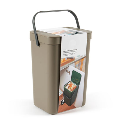 Pattumiera 12L NINO tortora