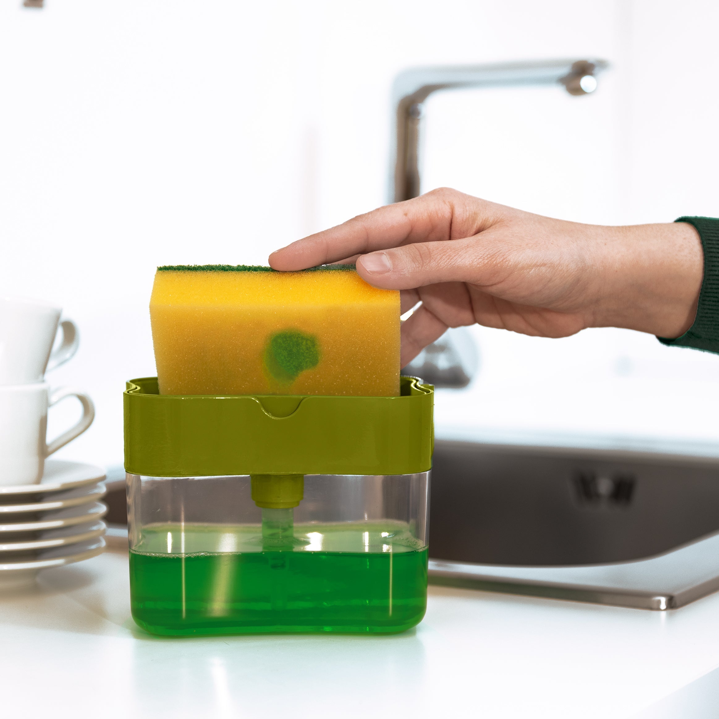 Dispenser/dosatore sapone per stoviglie ADAMO