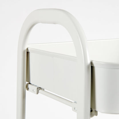 Carrello c/ruote DUILIO bianco