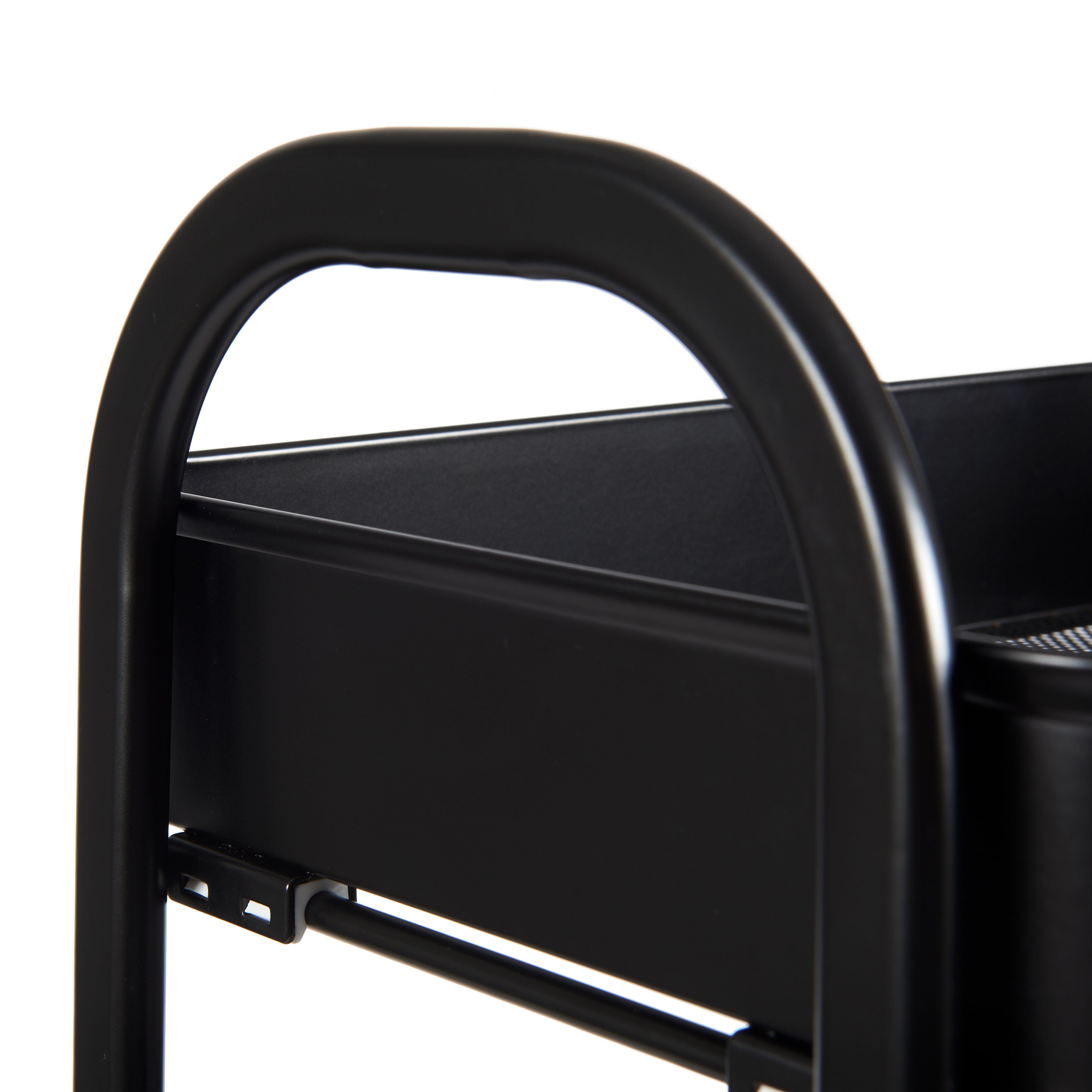 Carrello c/ruote DUILIO nero