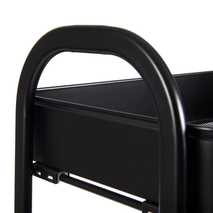 Carrello c/ruote DUILIO nero