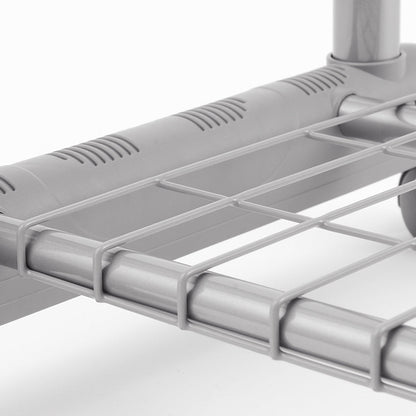 Appendiabiti multiuso 2 barre c/ruote DUCCIO