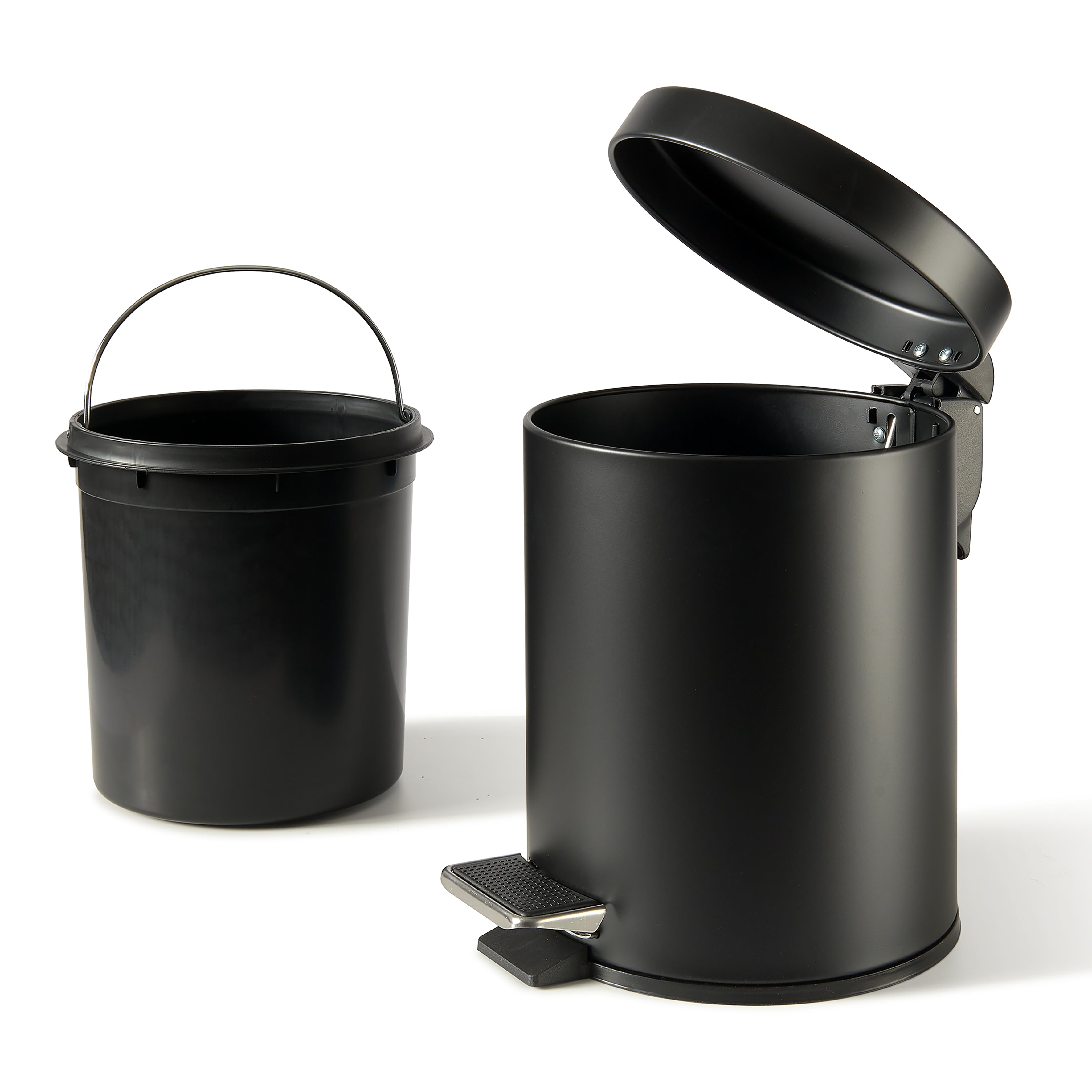 Bidoncino c/pedale 5L LELLO nero