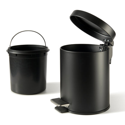 Bidoncino c/pedale 5L LELLO nero