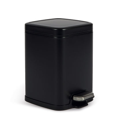 Bidone c/pedale 4L WALDO nero