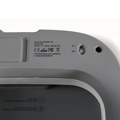 Bidone con sensore 9L IGOR grigio