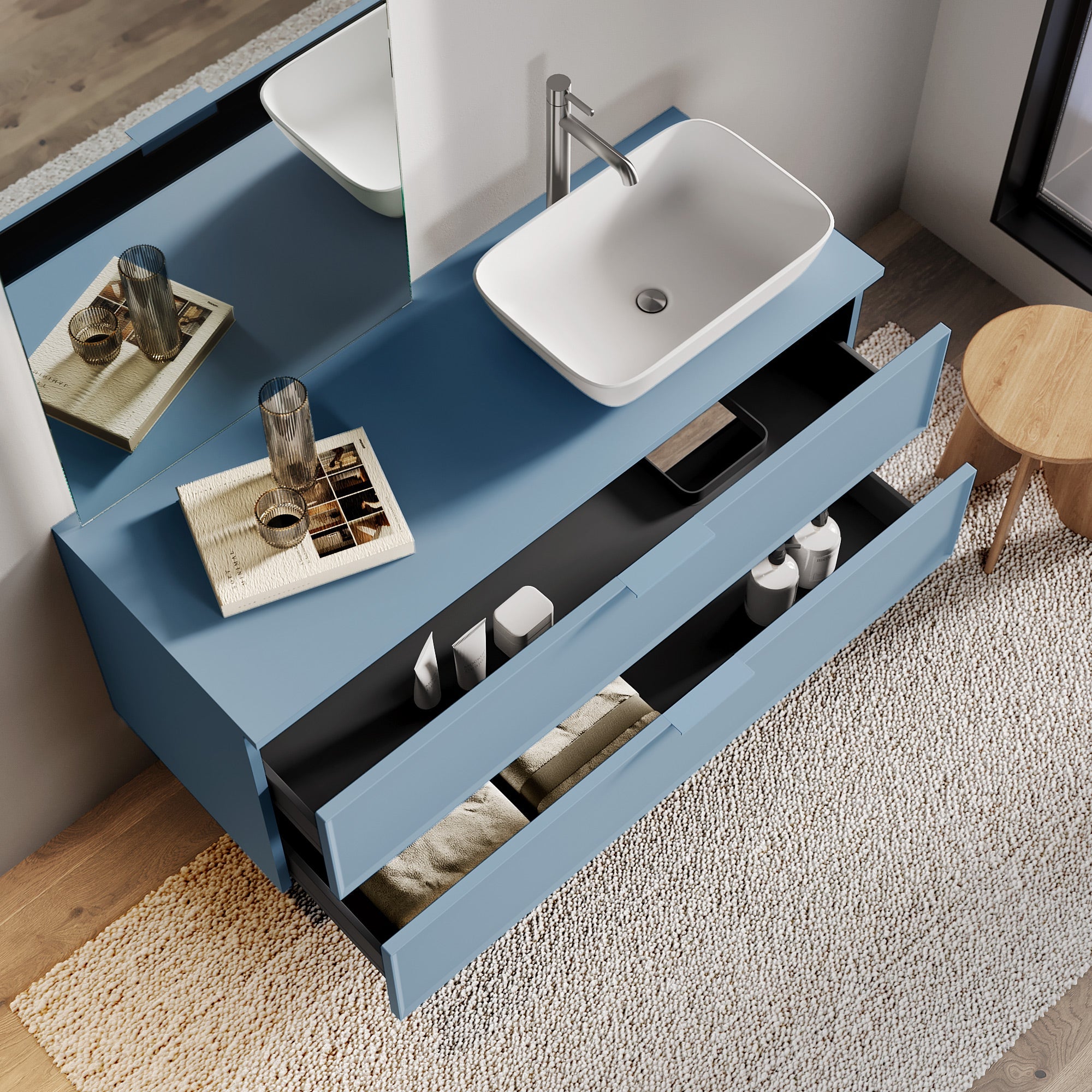 Composizione CUPIDO-51 azzurro tiffany