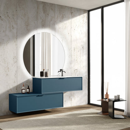 Composizione vasca DX CUPIDO-54 blu