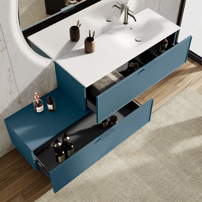 Composizione vasca DX CUPIDO-54 blu