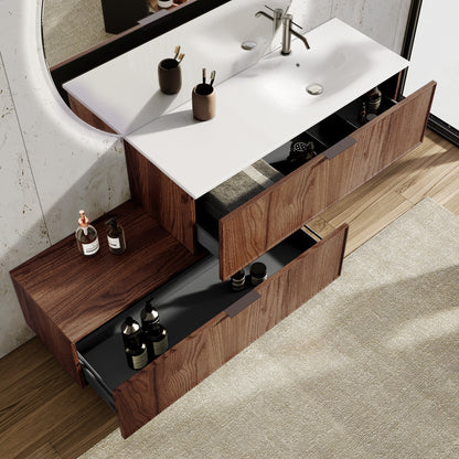 Composizione vasca DX CUPIDO-54 rovere rio