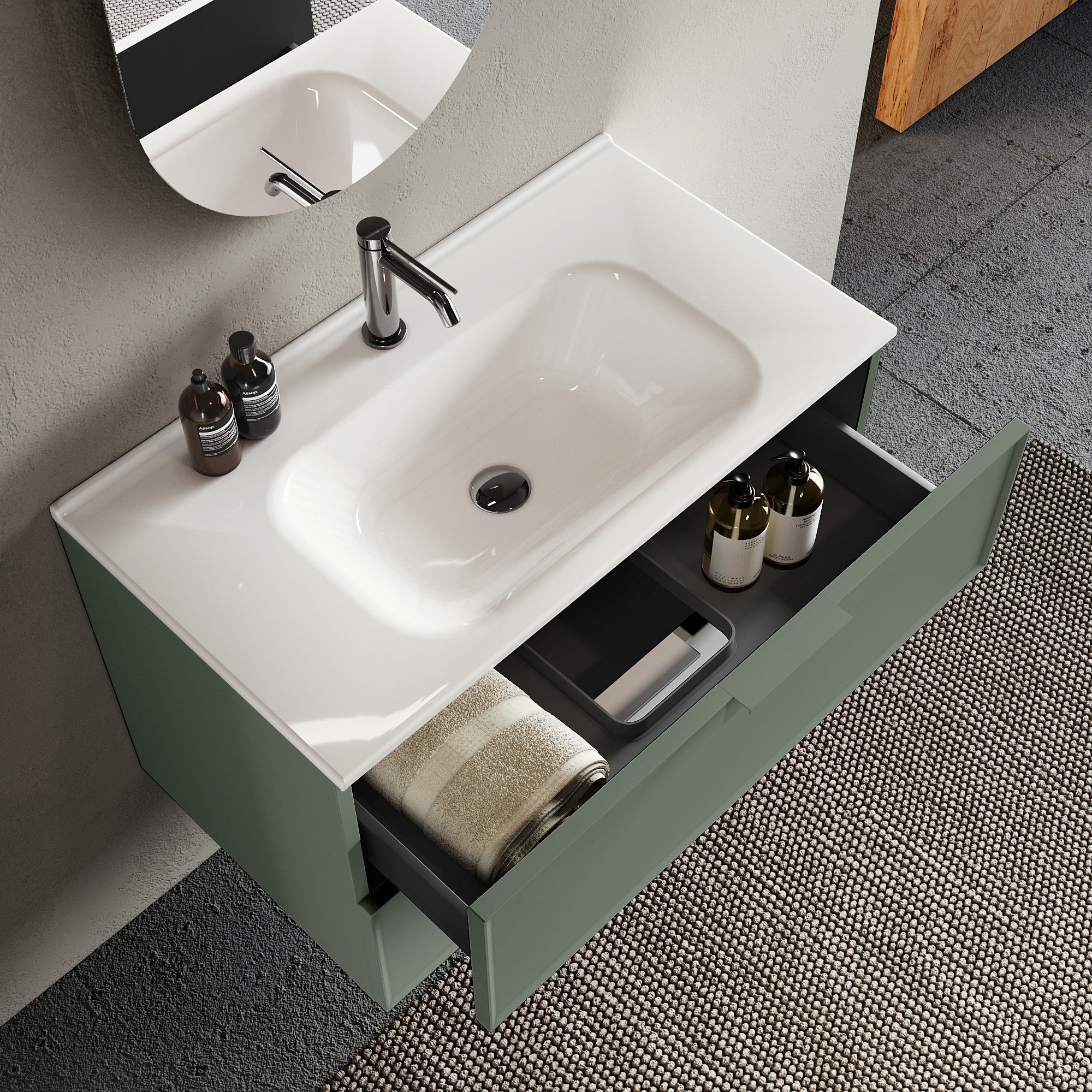 Composizione CUPIDO-59 verde salvia