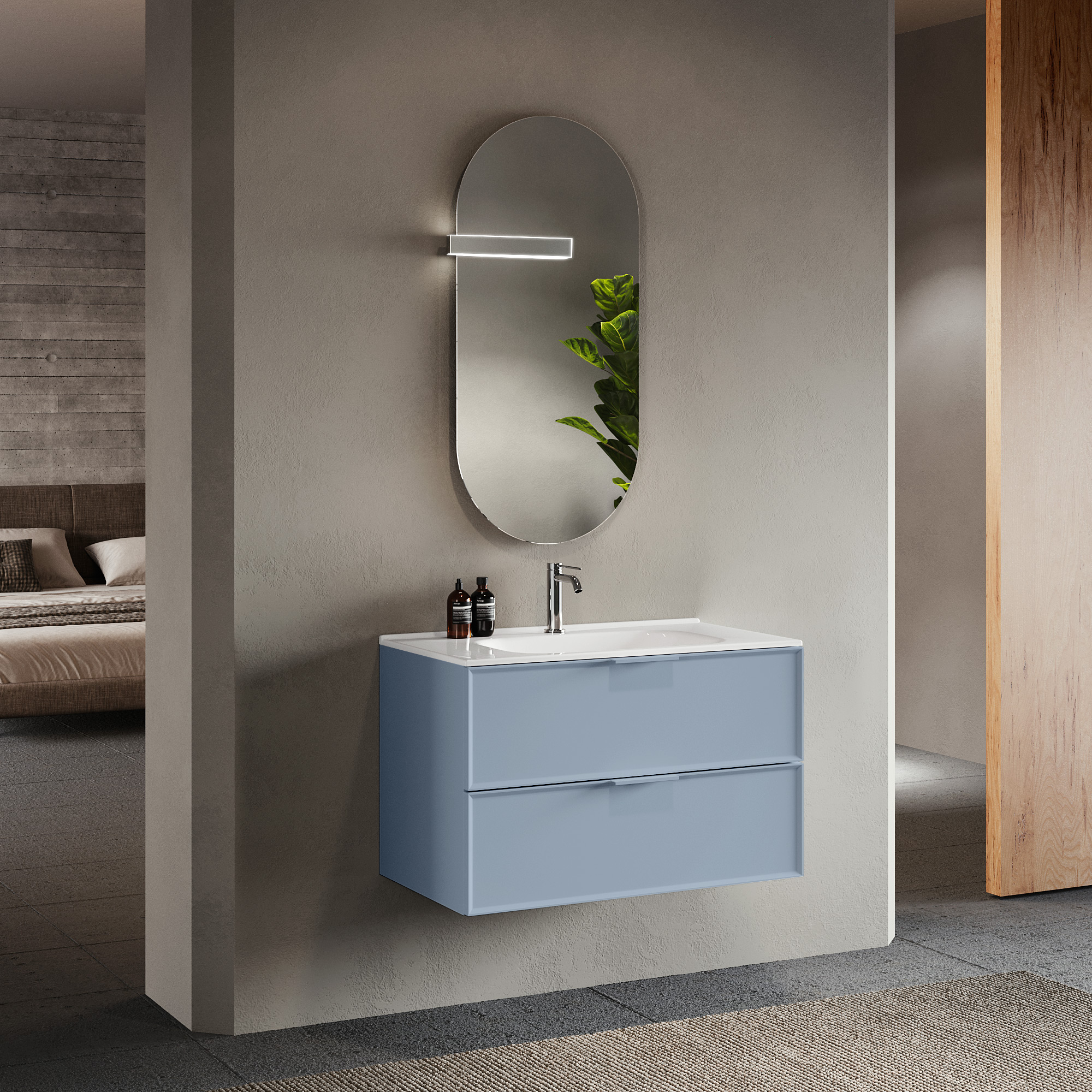 Composizione CUPIDO-59 azzurro tiffany