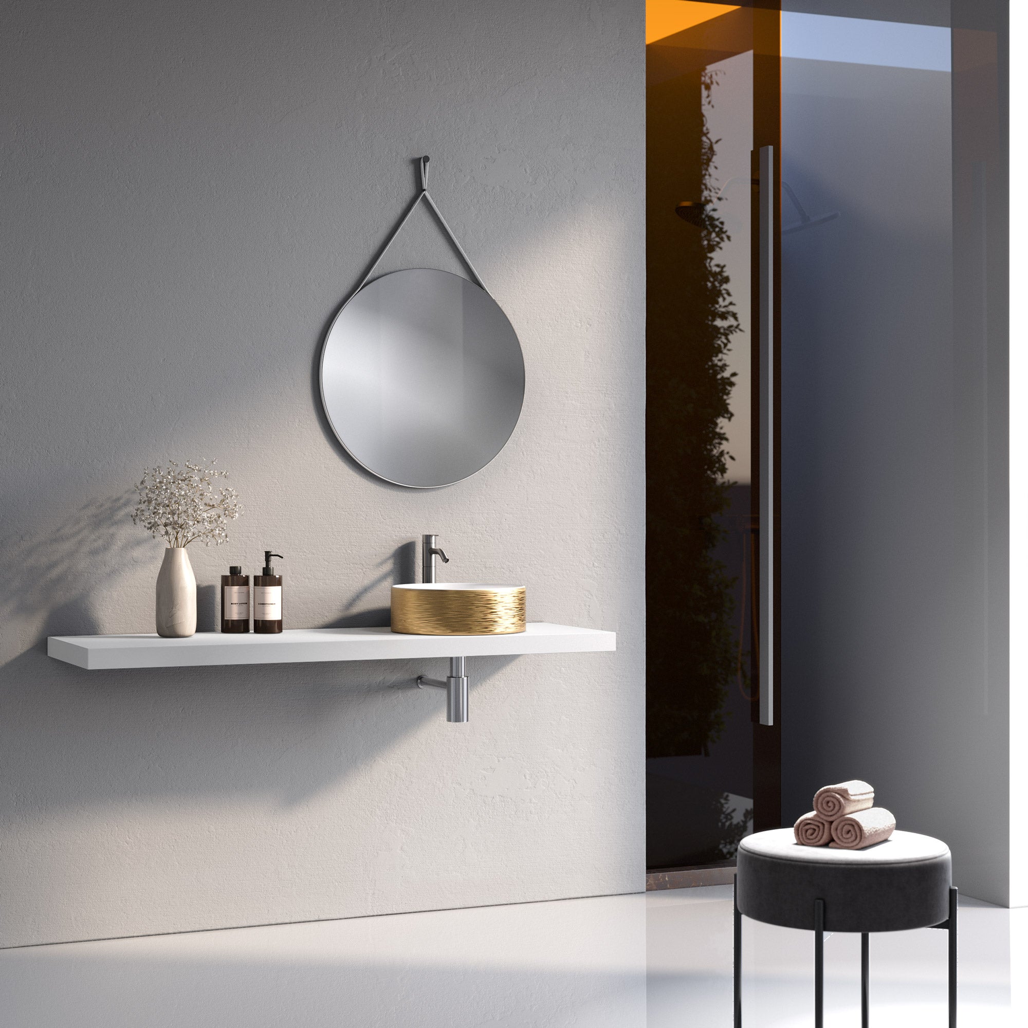 Composizione CUPIDO-60 bianco/oro