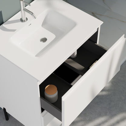 Composizione a terra GALILEO-72 bianco opaco