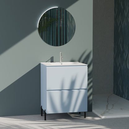 Composizione a terra GALILEO-72 azzurro tiffany