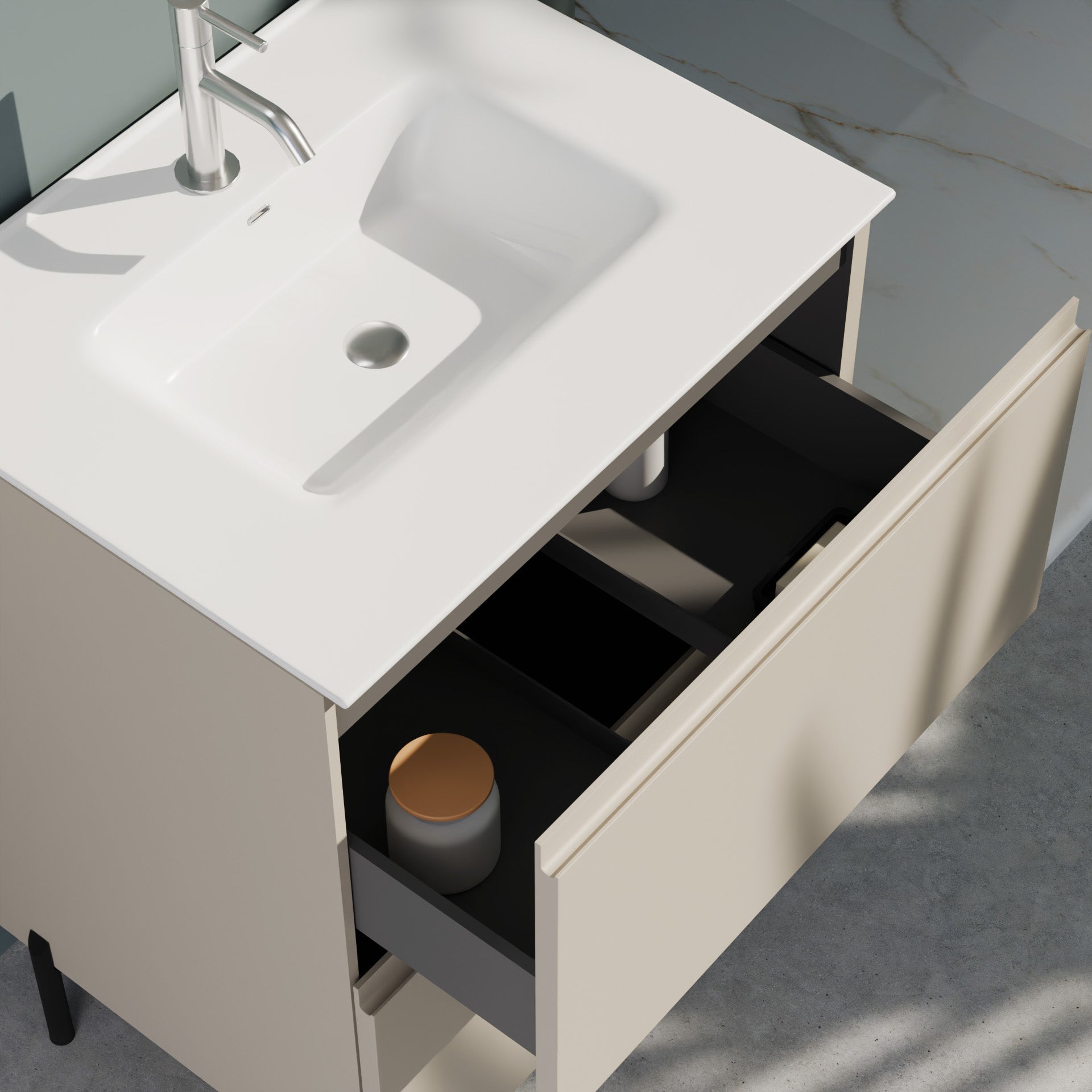 Composizione a terra GALILEO-72 tortora