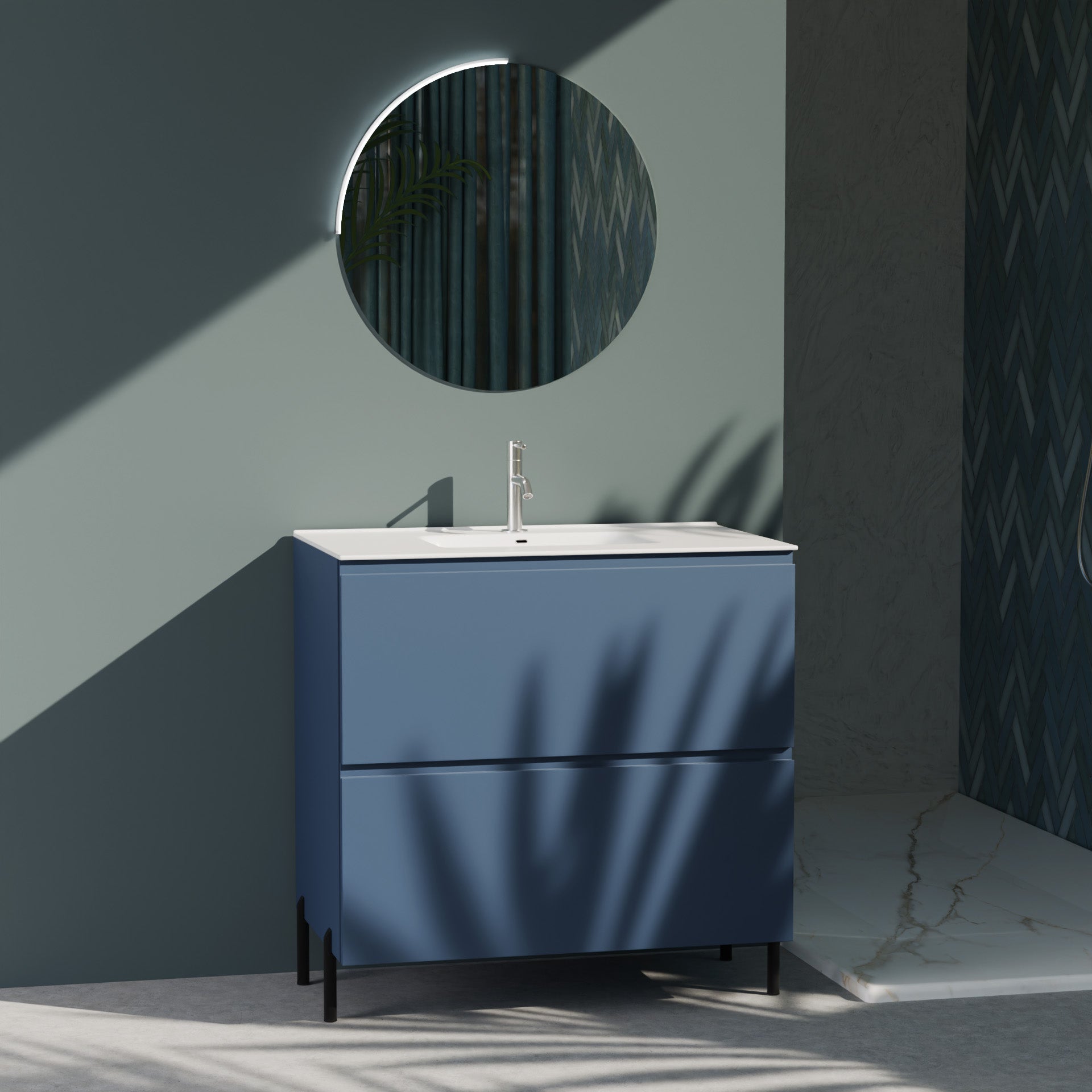 Composizione a terra GALILEO-73 blu