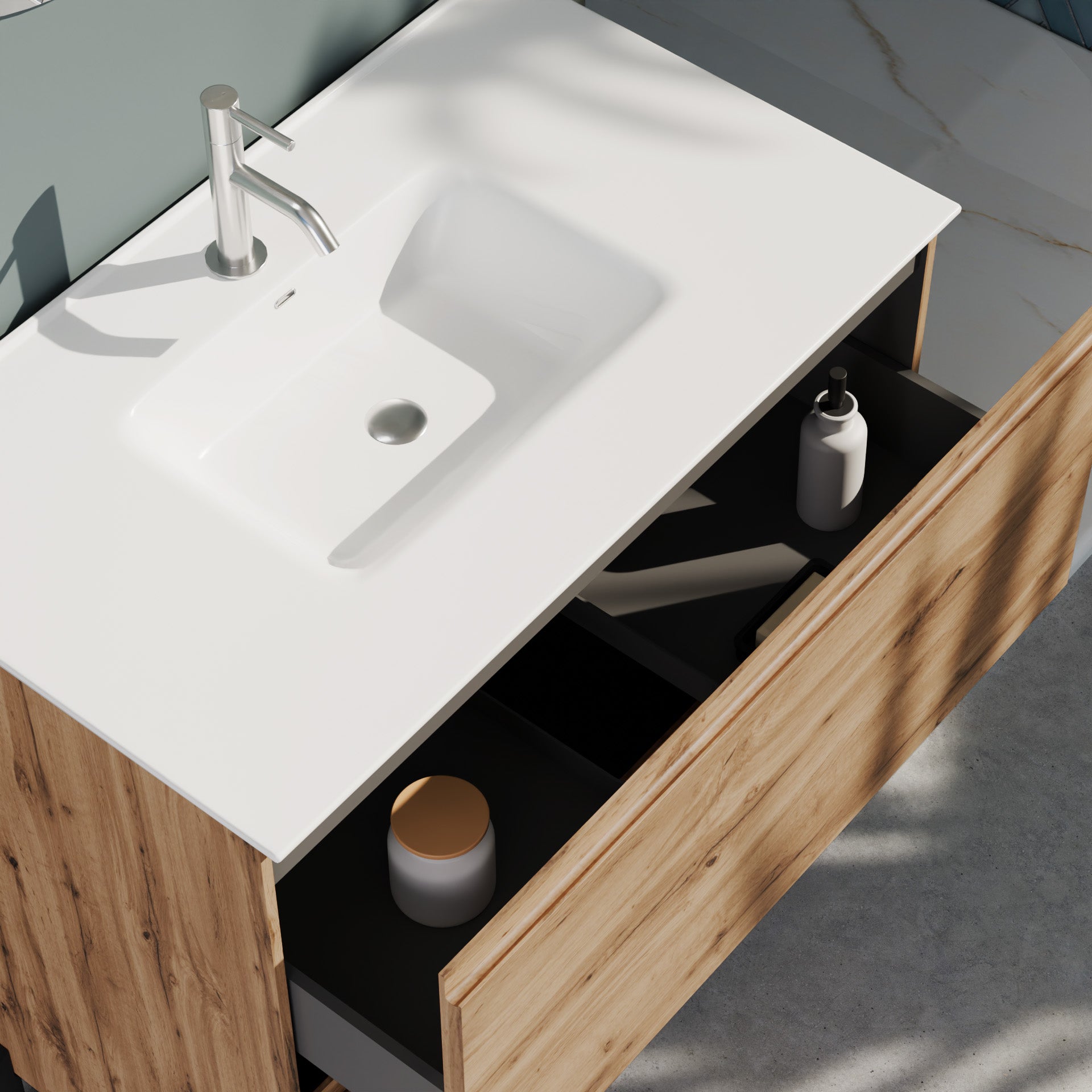 Composizione a terra GALILEO-73 quercia