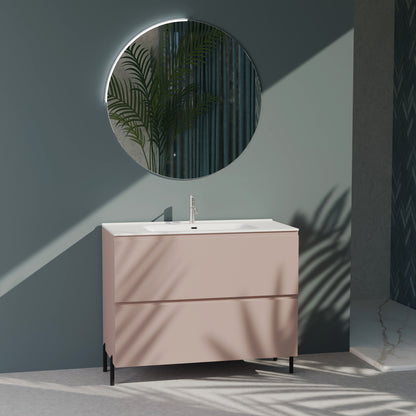 Composizione a terra GALILEO-74 rosa cipria