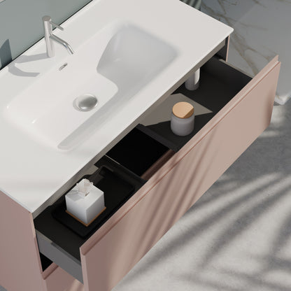 Composizione a terra GALILEO-74 rosa cipria