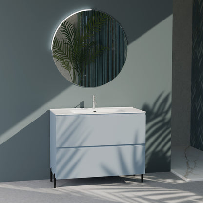 Composizione a terra GALILEO-74 azzurro tiffany