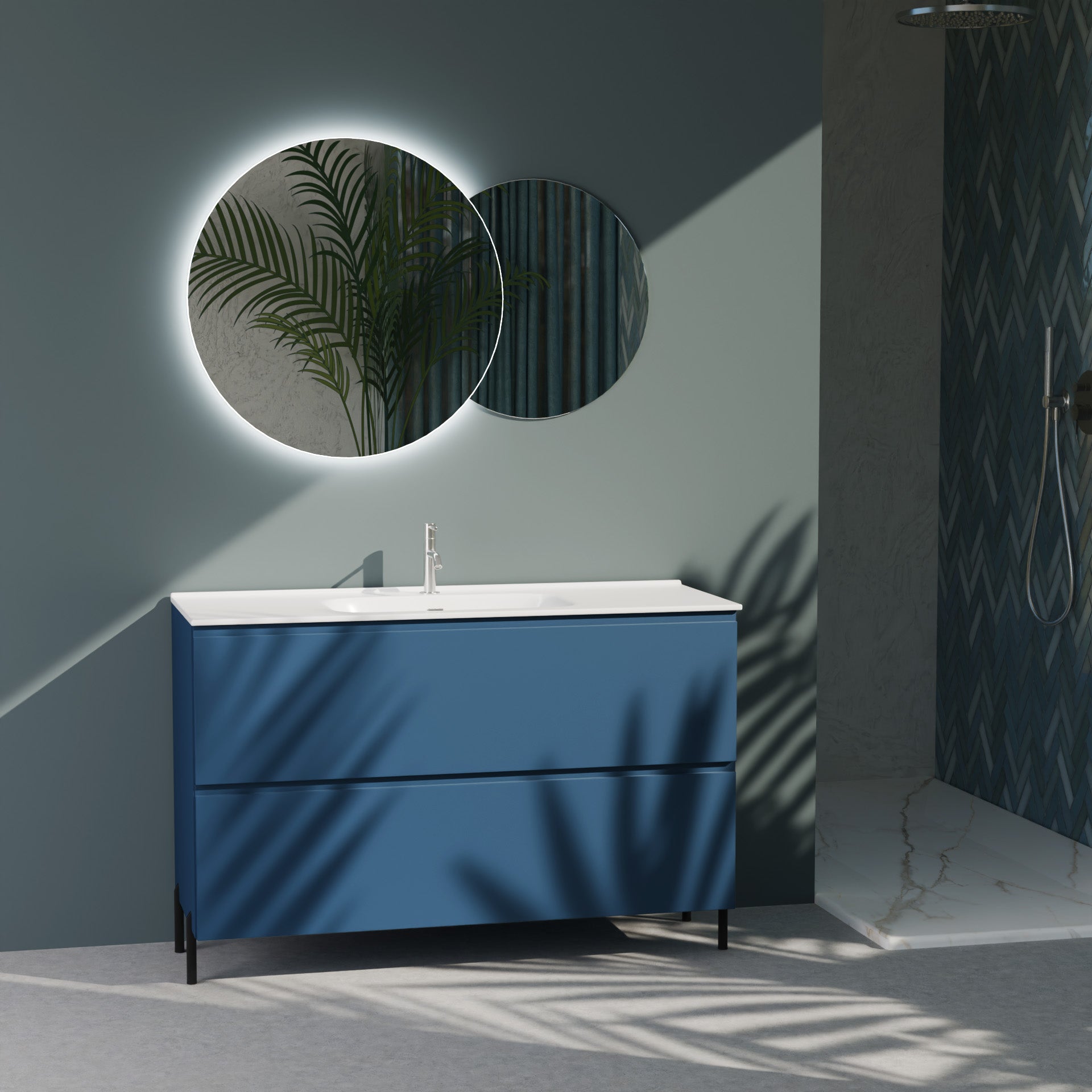 Composizione a terra GALILEO-75 blu