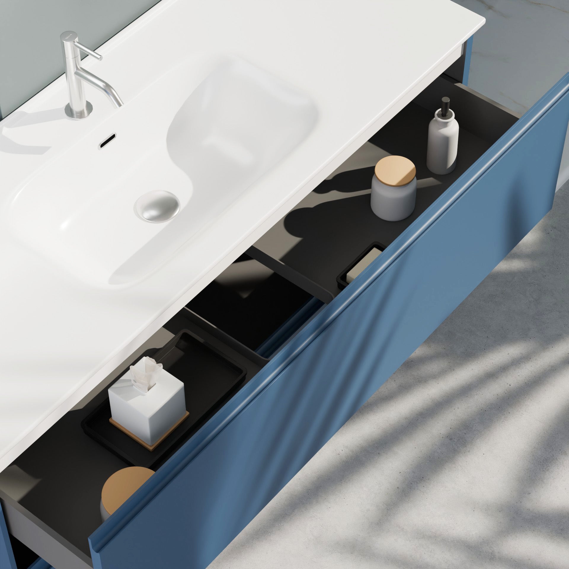 Composizione a terra GALILEO-75 blu