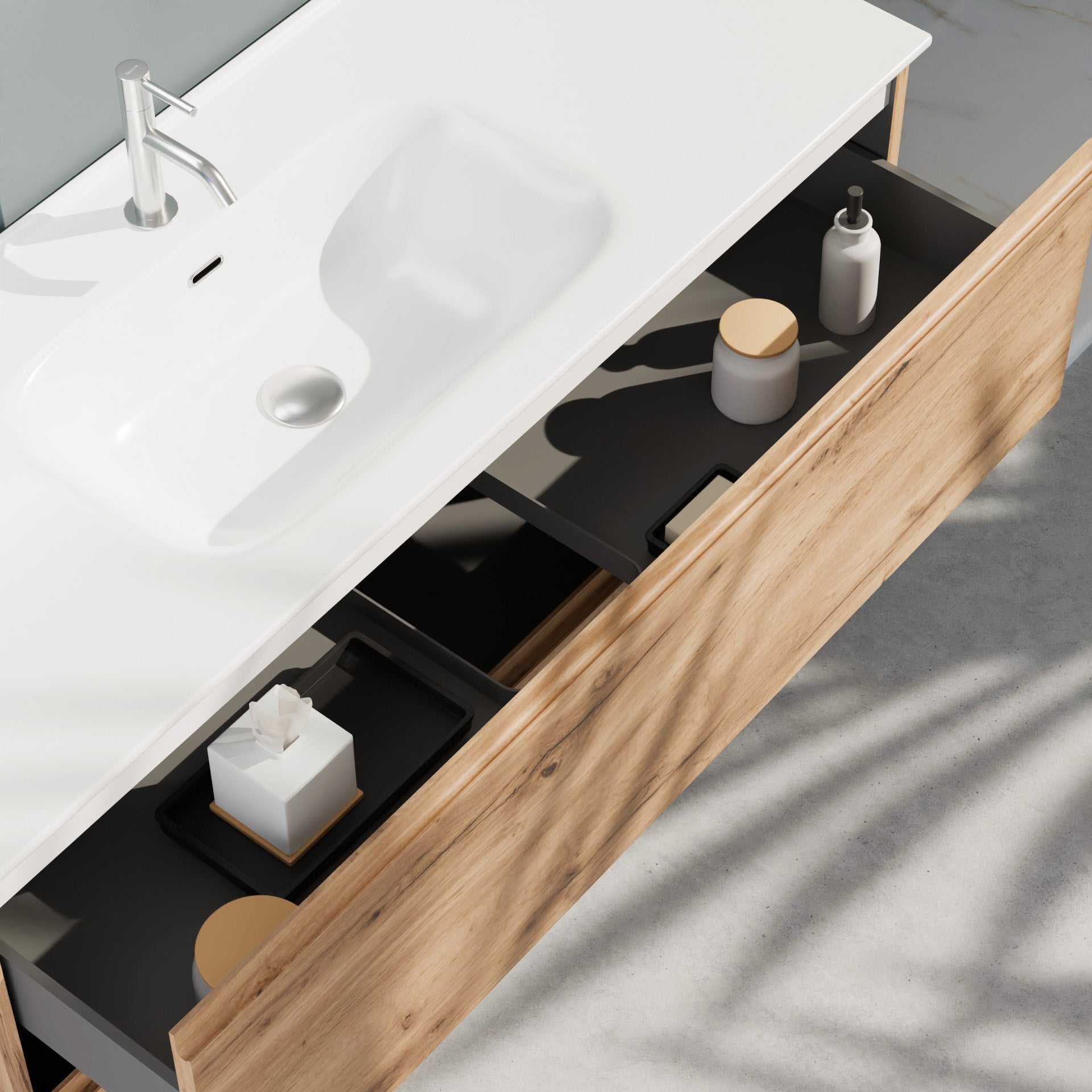 Composizione a terra GALILEO-75 quercia