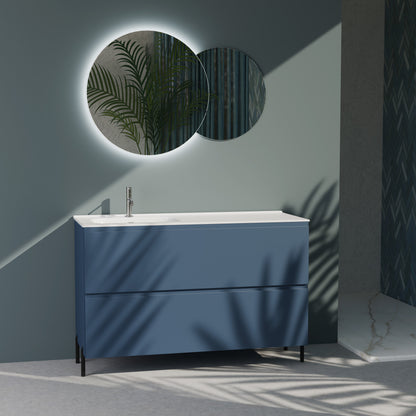 Composizione a terra vasca SX GALILEO-78 blu