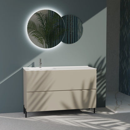 Composizione a terra vasca SX GALILEO-78 tortora