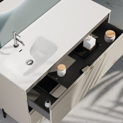 Composizione a terra vasca SX GALILEO-78 tortora