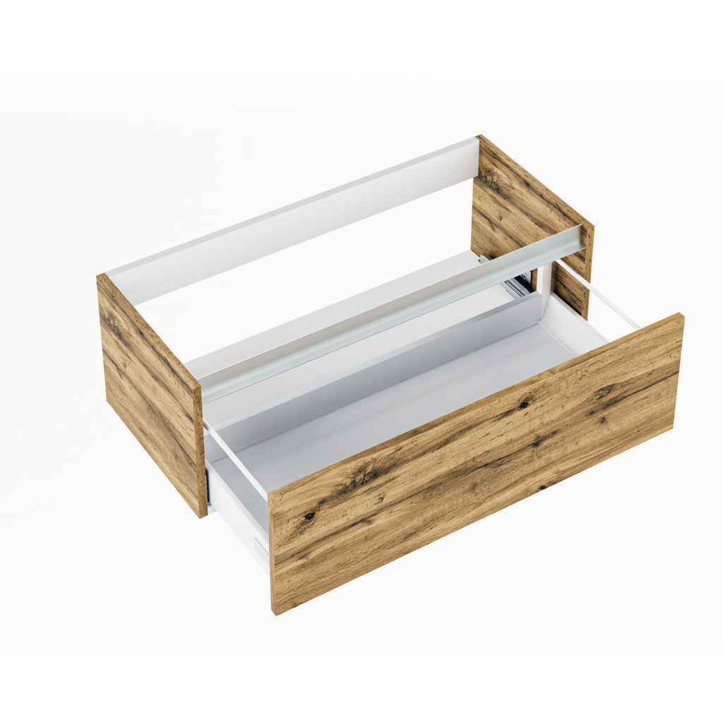 PERTH Waschbeckenunterschrank aus Eiche mit 1 Schublade