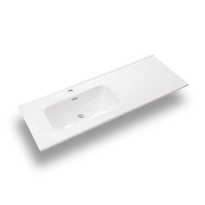Composizione vasca SX MALMO bianco opaco