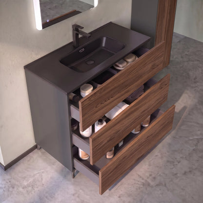 Composizione ORIONE rovere rio