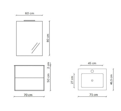 Composizione AGO bianco opaco