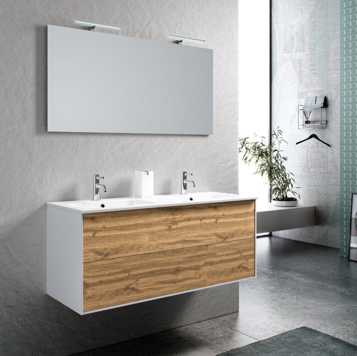 Double basin composition 5 pieces AGO oak