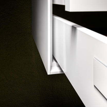 Composizione vasca SX AGO bianco opaco