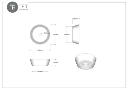 Composizione doppio lavabo 9 pezzi YOKA quercia