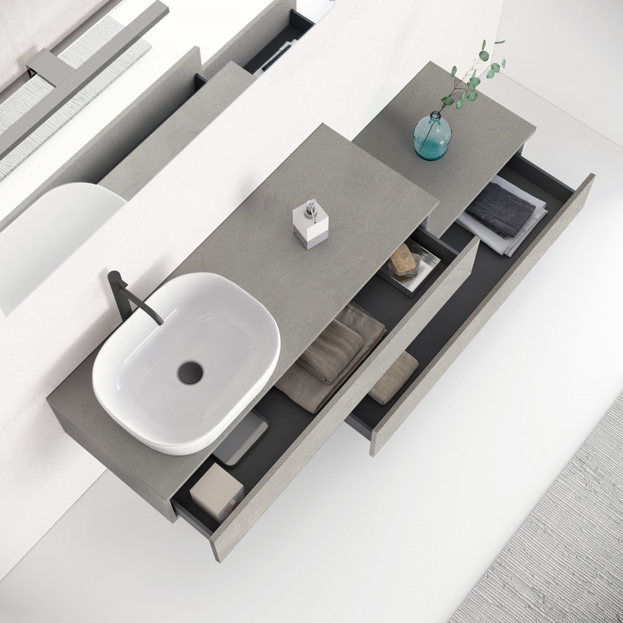 Composizione YOKA-27 bianco pietra