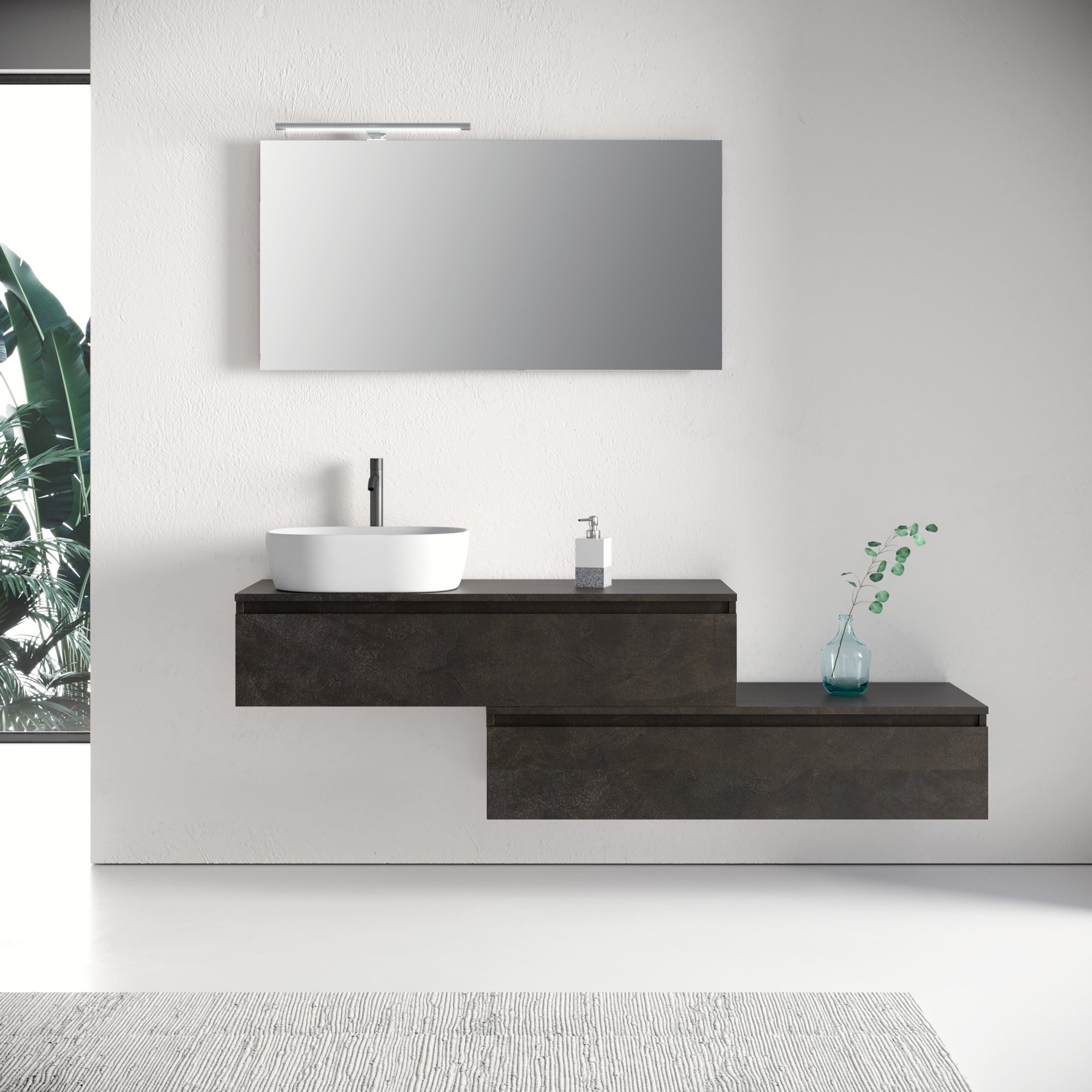 Composition 5 pieces YOKA lava stone