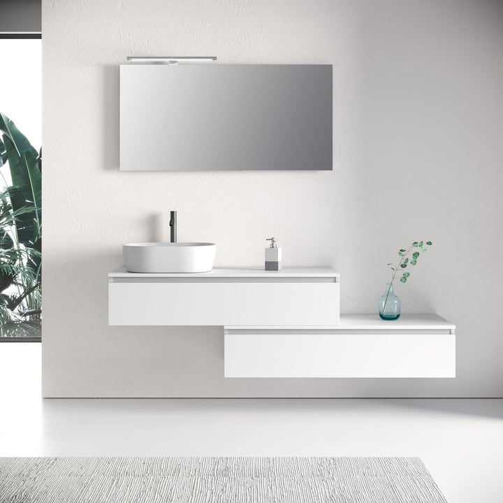 Composition 5 pieces YOKA matt white